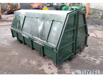 Caixa móvel para caminhão de lixo AJK all-in huisje gesloten afval container 15-20 kuub: foto 1