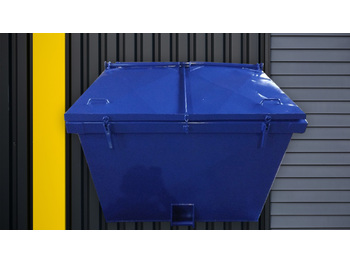 Contentor de entulho para transporte de lixo novo Absetzmulde Absetzcontainer 7 cbm mit mit stahldeckel 7 symmetrisch: foto 1