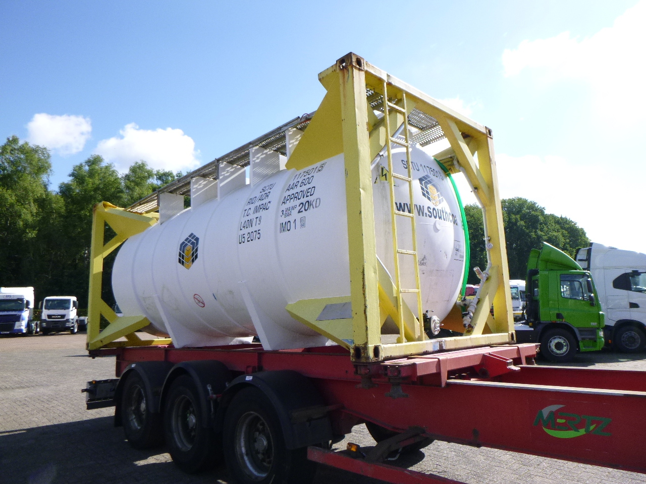 Contentor cisterna, Semi-reboque CPV Tank container IMO 1 / L4DN / 20 ft / 17.5 m3 / 1 comp: foto 4