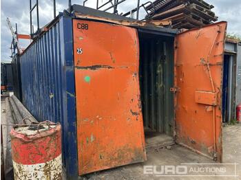  20' x 8' Steel Container (Door Broken) (Sold Offsite - to be collected from Friel Construction Newtack Farm, Walsall Road, Great Wryley, WS6 6AP) - contentor marítimo