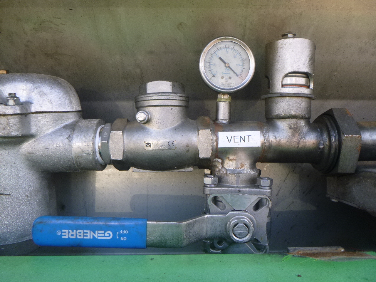 Contentor cisterna, Semi-reboque Danteco Food tank container inox 20 ft / 25 m3 / 1 comp: foto 12