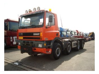 Ginaf M4243-S 8X4 - Camião transportador de contêineres/ Caixa móvel