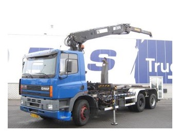 Ginaf M 3132-S mit Jonsered 2190 - Camião transportador de contêineres/ Caixa móvel