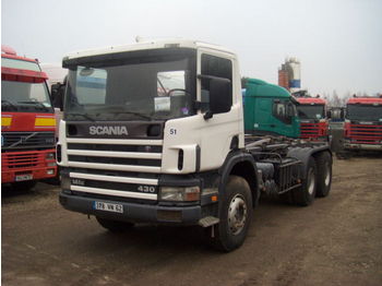 Scania 114 340 6x4 - Camião transportador de contêineres/ Caixa móvel