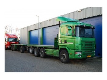 Scania 144/460 8x2 - Camião transportador de contêineres/ Caixa móvel