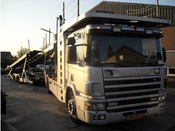 Scania sc114-380 euro 3 ret - Camião transporte de veículos