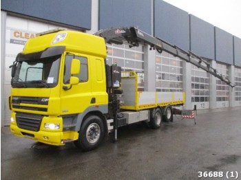 Camião DAF FAS 85 CF 510 6x2 Euro 5 Hyva 36 ton/meter laadkraan: foto 1