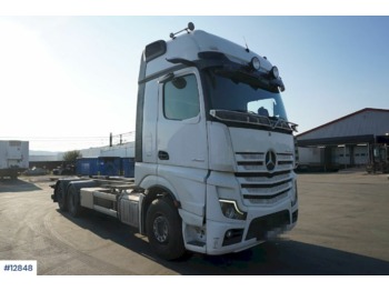 Camião transportador de contêineres/ Caixa móvel Mercedes Actros: foto 1