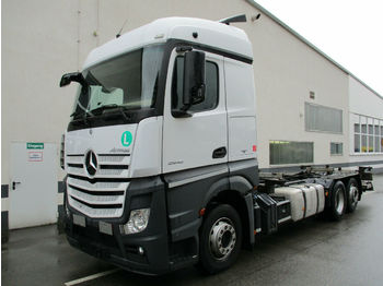 Camião transportador de contêineres/ Caixa móvel Mercedes-Benz Actros 2542L Stream LBW  Euro6: foto 1