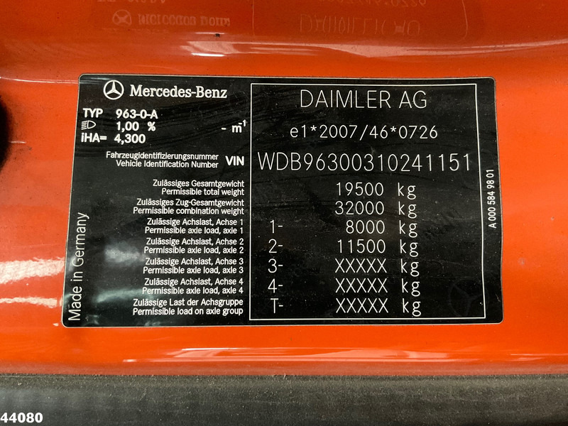 Camião multibenne Mercedes-Benz Antos 2024 Euro 6 Hyvalift 14 Ton portaalarmsysteem: foto 19