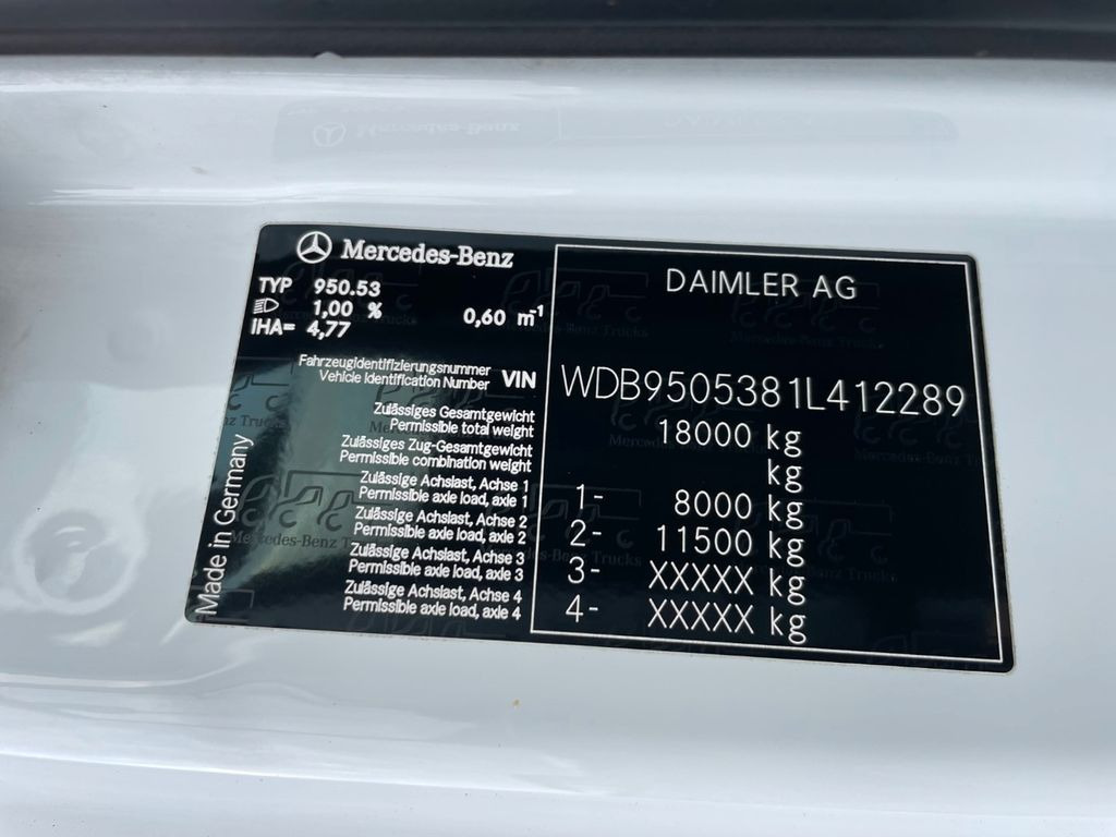 Camião frigorífico Mercedes-Benz Axor 1824 4x2 Euro 5 FrigoBlock: foto 20