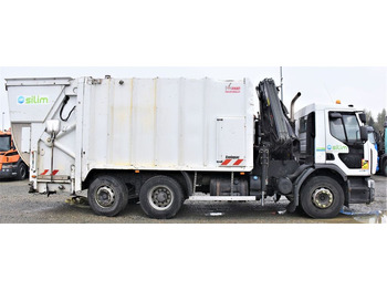 Camião grua, Caminhão de lixo Renault Premium 320DXI*Müllwagen + HIAB 166E-3HIDUO/FUNK: foto 3