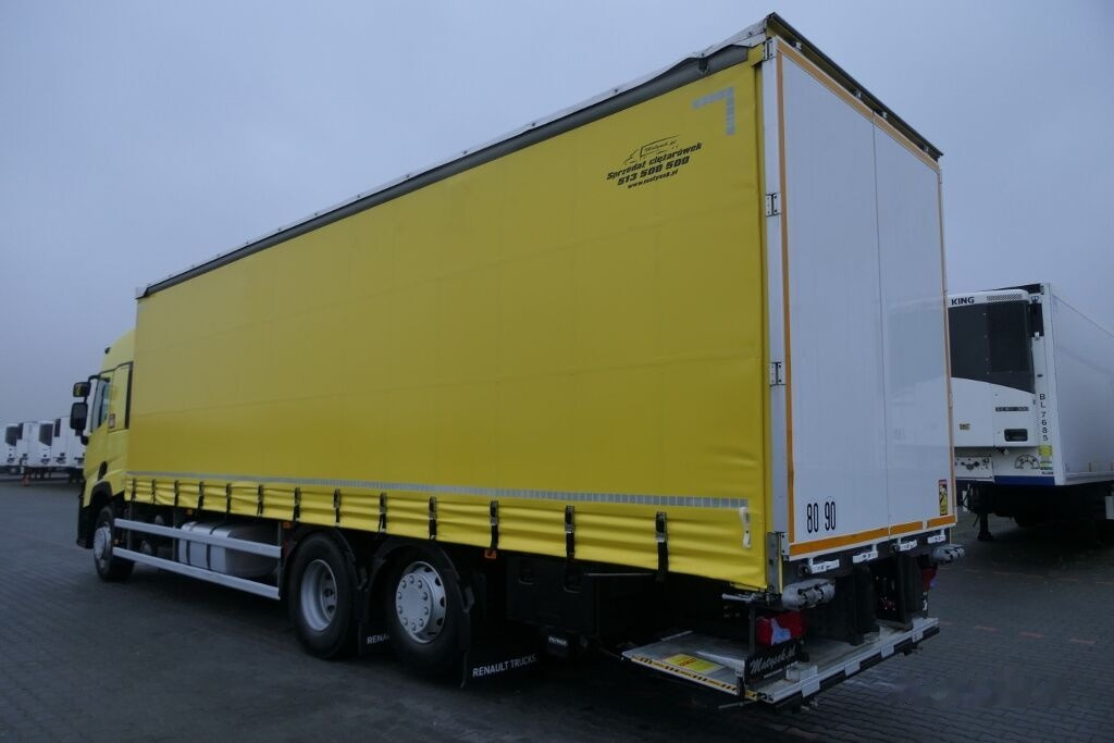 Camião de lona Renault T 460 Curtain side 9,15 m + tail lift: foto 5