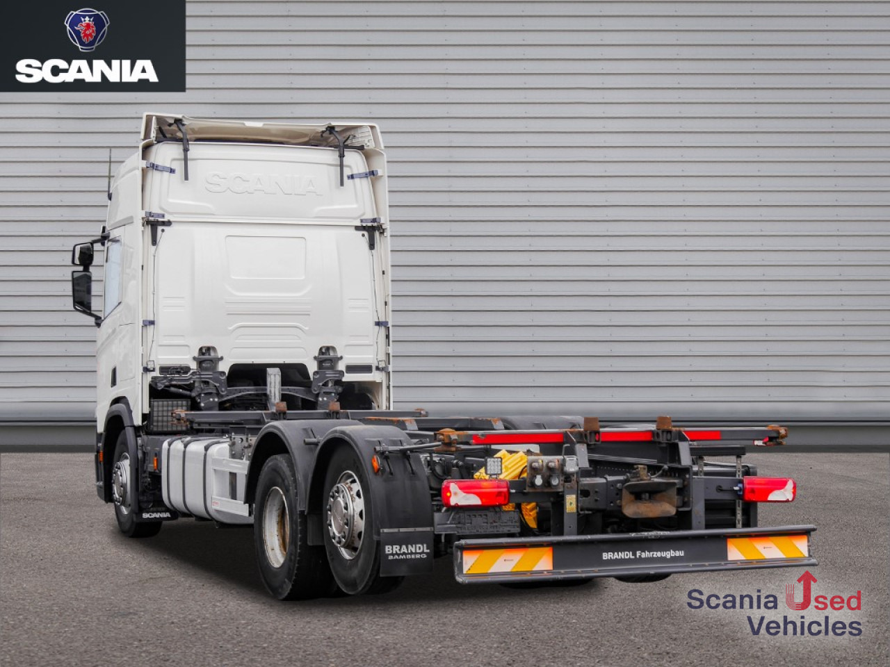 Camião transportador de contêineres/ Caixa móvel SCANIA R 450 B6x2*4NB Lenkachse, Standklima: foto 10
