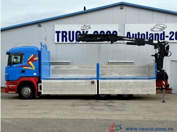 Camião de caixa aberta/ Plataforma, Camião grua Scania R400 Atlas Tirre 191L 9m=1,7t. 7m Ladefl. 1.Hand: foto 3