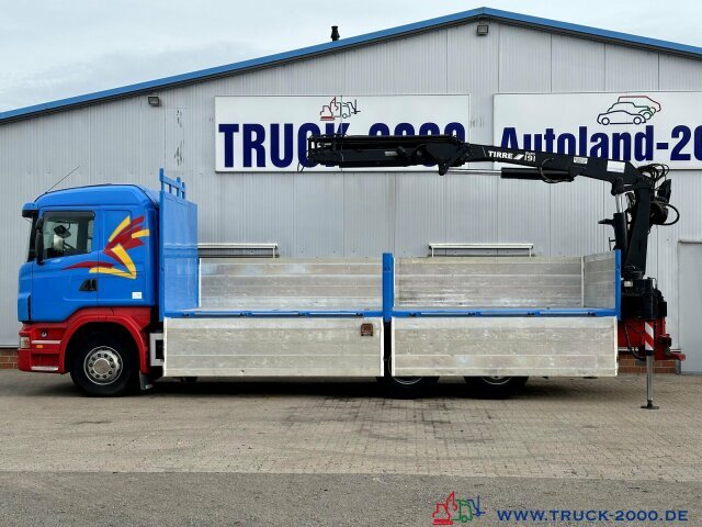 Camião de caixa aberta/ Plataforma, Camião grua Scania R400 Atlas Tirre 191L 9m=1,7t. 7m Ladefl. 1.Hand: foto 3
