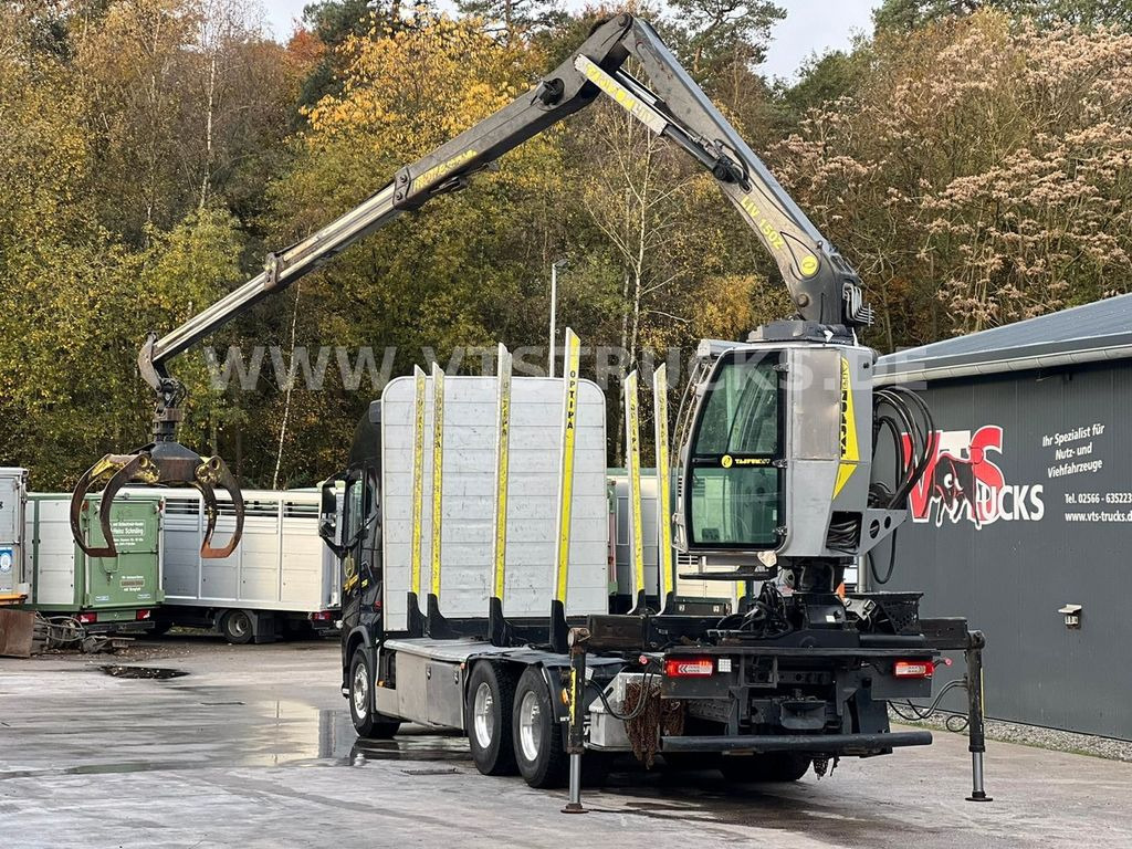 Camião de transporte de madeira Volvo FH 750 Euro 6 6x4 Holztransporter + TAJFUN L150Z: foto 7
