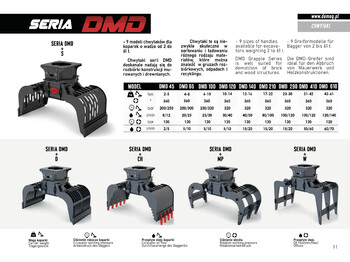 Garra por Máquina de construção novo DEMOQ DMD 45 S Hydraulic Polyp -grab 130 kg: foto 5