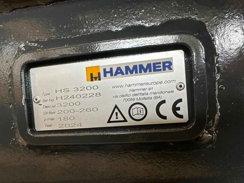Martelo hidráulico novo Hammer HS3200: foto 9