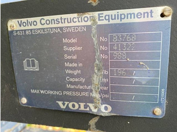 Volvo L 60 L 120 Palettengabel / FORKS (99001747) - Garfos por Máquina de construção: foto 3