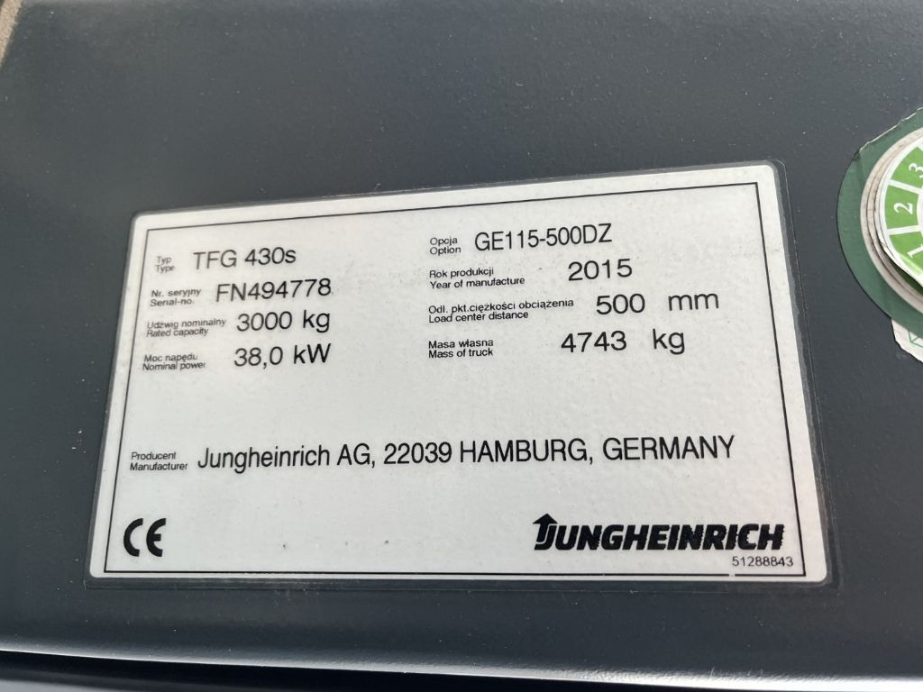 Leasing de  Jungheinrich TFG430s Jungheinrich TFG430s: foto 4