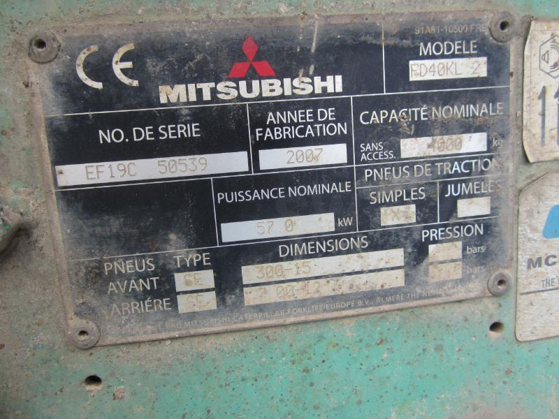 Empilhadeira a diesel Mitsubishi FD40KL: foto 6