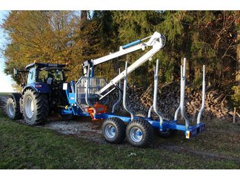 Reboque florestal novo Scandic ST-8-SC 72-Rückewagen: foto 1