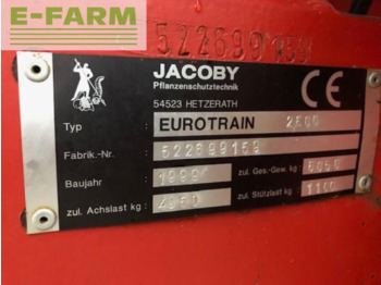 Pulverizador de arrastar Jacoby eurotrain 2600: foto 2