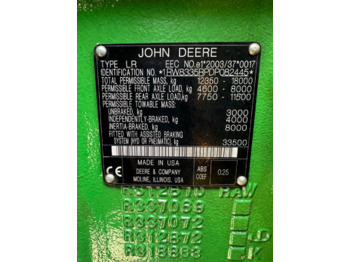 John Deere 8335 R PowrShift / 6414 Stunden / EZ 2014 - Trator: foto 4
