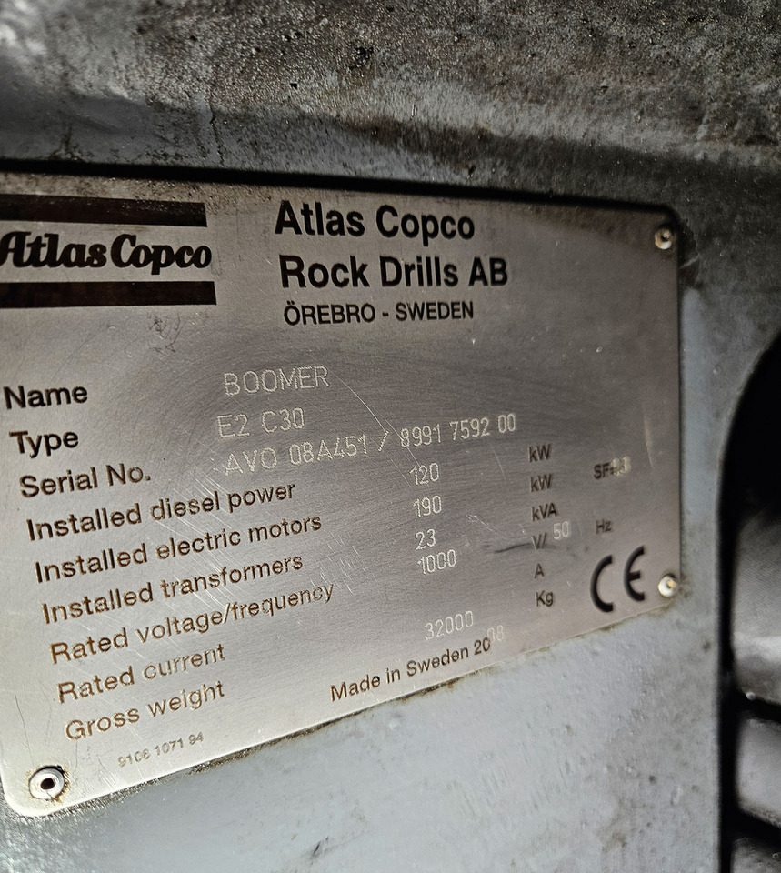 Máquina de perfuração direcional Atlas Copco E2C: foto 13
