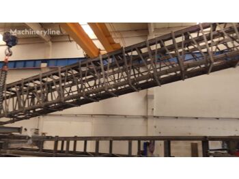 POLYGONMACH 1000x44400mm radial telescobic conveyor - Britador de cone