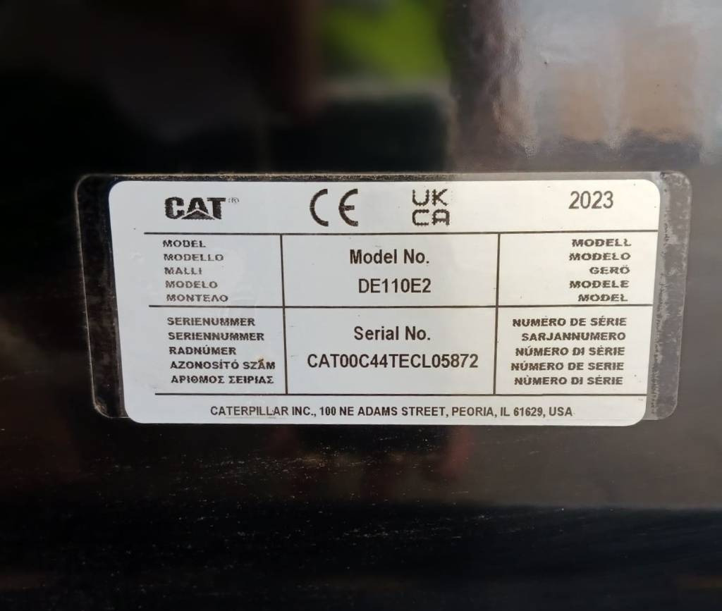 Gerador elétrico CAT DE110E2 - 110 kVA Generator - DPX-18014: foto 16