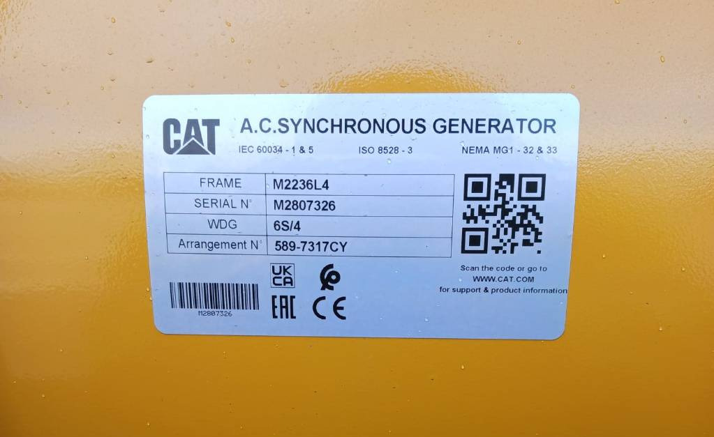 Gerador elétrico CAT DE110E2 - 110 kVA Generator - DPX-18014: foto 14