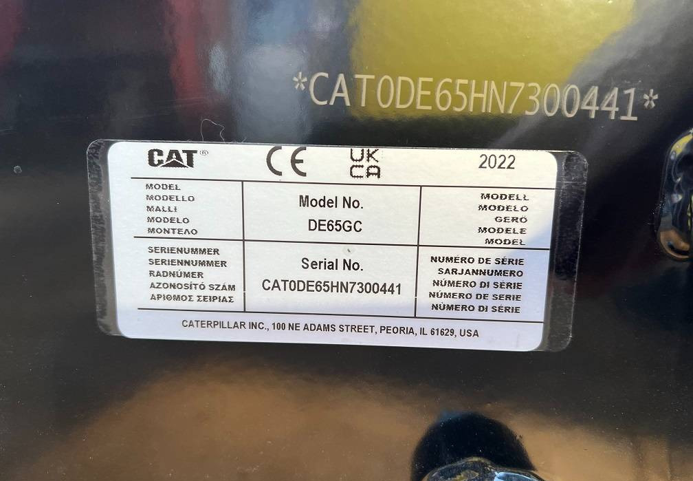 Gerador elétrico CAT DE 65 GC 65KVA (UNUSED): foto 11