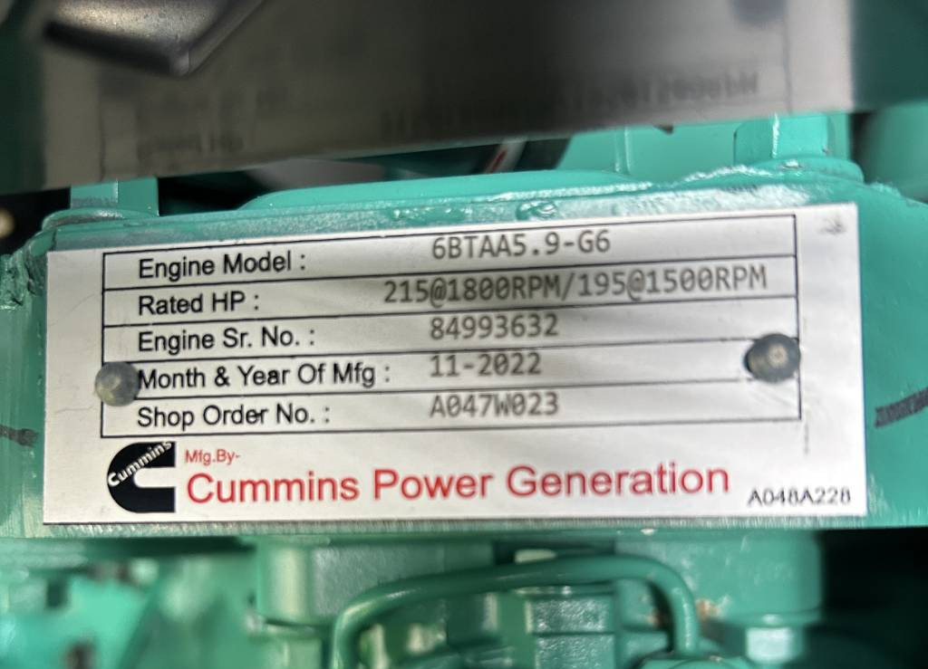 Gerador elétrico Cummins C150D5 - 150 kVA Generator - DPX-18510: foto 13