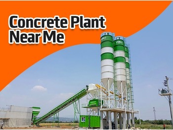 Usina de concreto novo FABO POWERMIX-200 STATIONARY CONCRETE BATCHING PLANT: foto 1