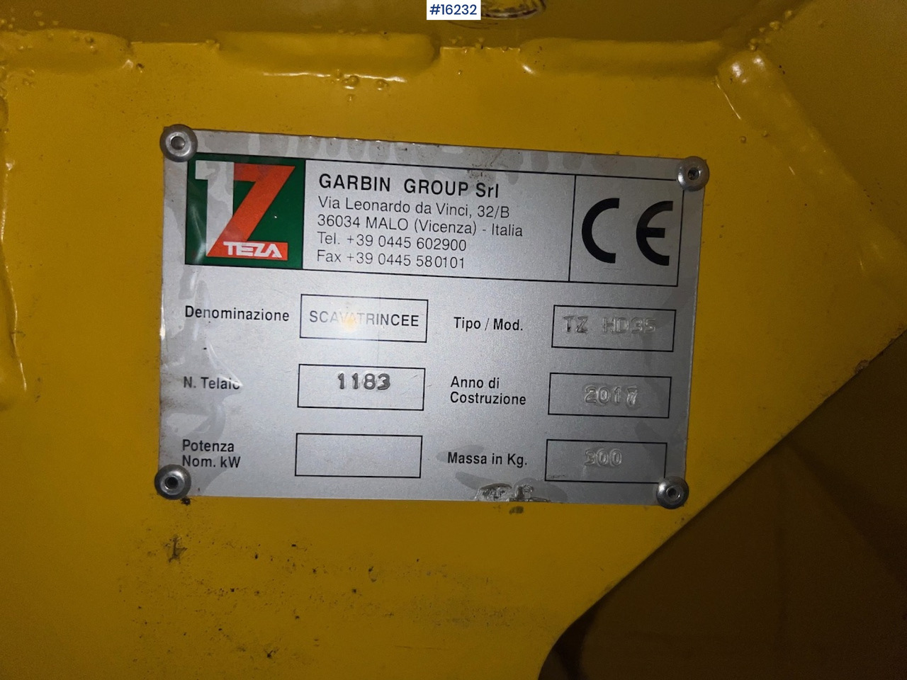 Colocadora de tubagem Garbin TZ HD35: foto 12