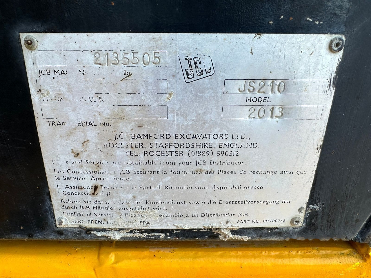 Escavadora de rastos JCB JS210 mit 1 Löffel: foto 13