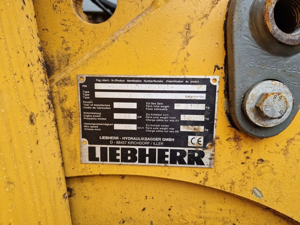 Manipulador de material LIEBHERR A316 INDUSTRIAL: foto 7