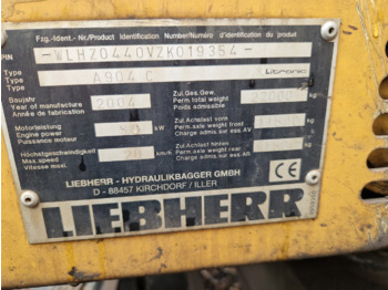 Manipulador de material LIEBHERR A904C: foto 2