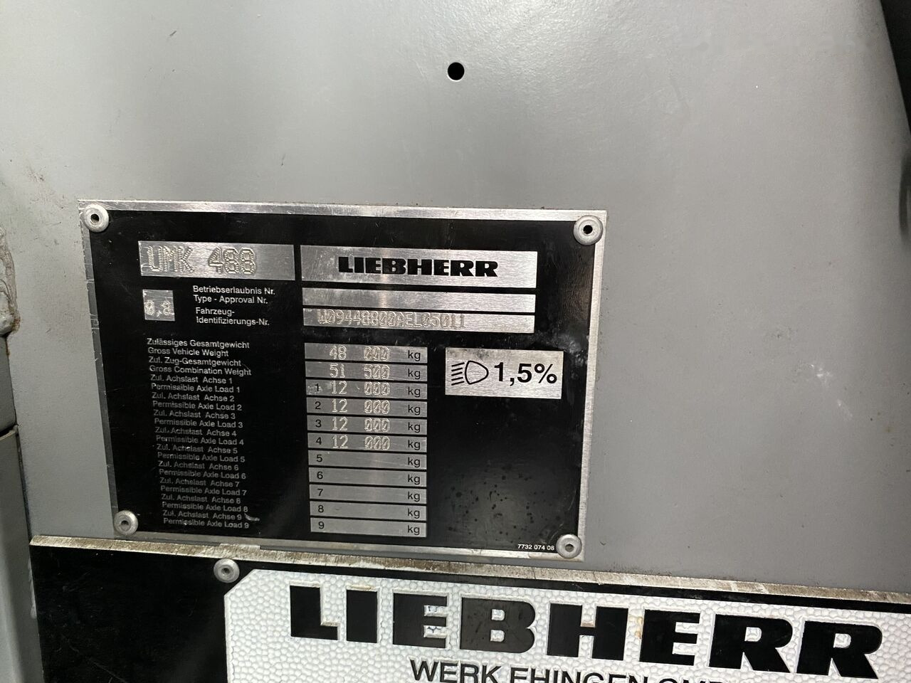 Grua móvel Liebherr MK 88 Certificat CE / 1er Main: foto 9