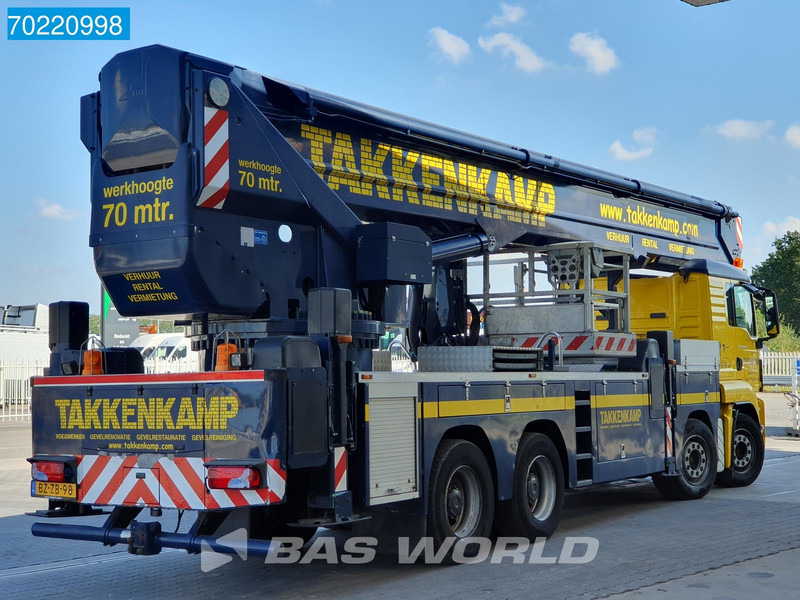 Caminhão com plataforma aérea MAN TGS 35.440 8X4 NL-Truck Manual 70mtr Bronto Skylift S70 XDT Euro 4: foto 6