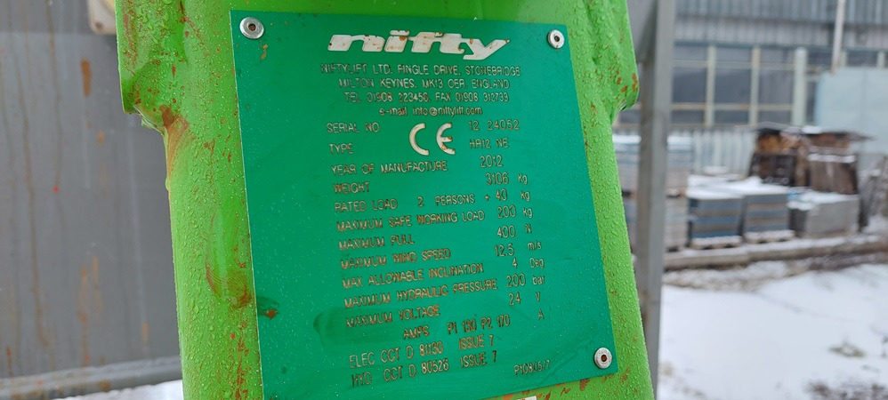Plataforma articulada Niftylift HR12 NE 4X2: foto 6