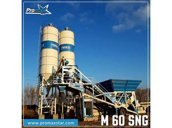 PROMAXSTAR Mobile Concrete Batching Plant PROMAX M60-SNG(60m³/h) - Usina de concreto