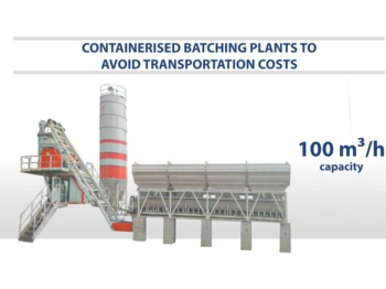 SEMIX SEMIX Compact Concrete Batching Plant 100 m³/h Containerised - Usina de concreto