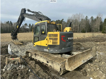 Escavadora de rastos Volvo ECR145DL Crawler excavator with rotor and buckets: foto 3