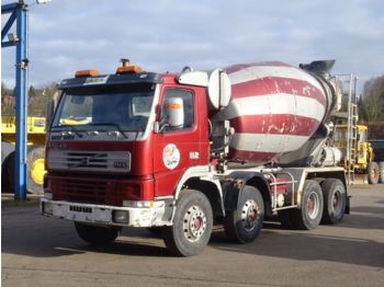 Camião betoneira Volvo FM12-380 8x4 / Stetter 9m³ / Klima: foto 1