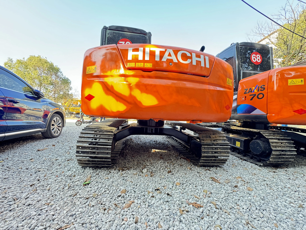 Mini escavadeira cheap price Hitachi digger excavator 6.5 ton  hitachi zx70 excavator used hitachi zx70 mini excavator: foto 4