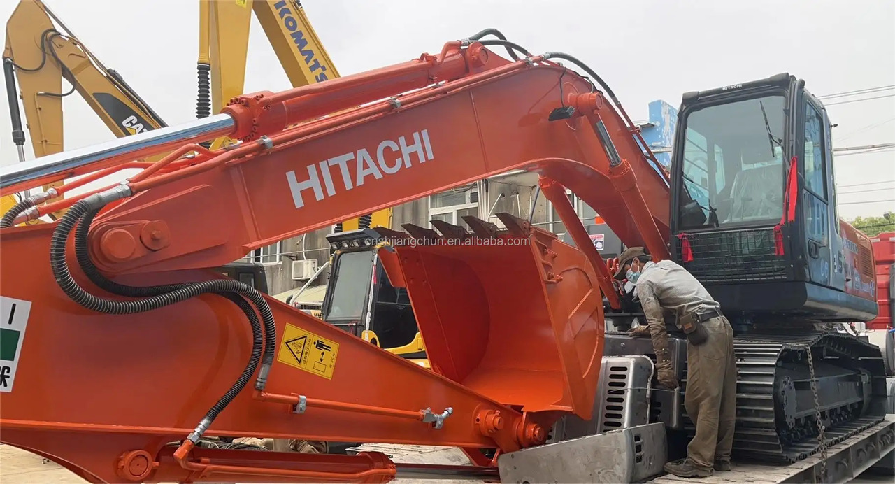 Escavadora de rastos high cost performance second hand  Hitachi ZX200-3G hydraulic crawler excavator 20 ton excavating machinery: foto 6