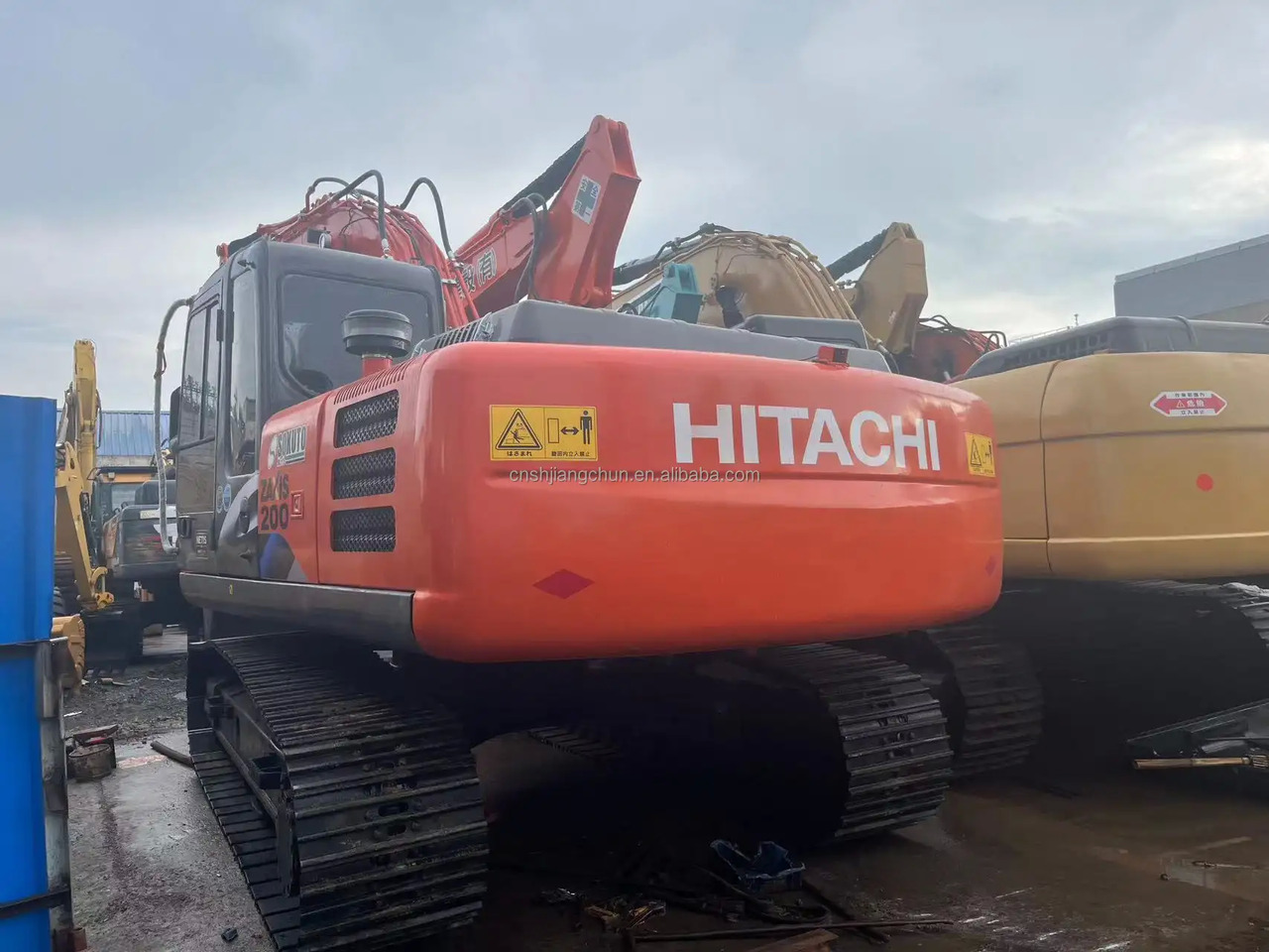 Escavadora de rastos high cost performance second hand  Hitachi ZX200-3G hydraulic crawler excavator 20 ton excavating machinery: foto 4
